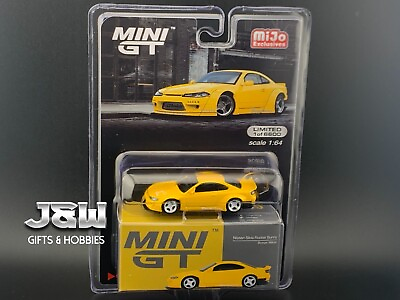 #ad Mini GT Nissan Silvia S15 Rocket Bunny Bronze Yellow MGT00643 1 64 $12.99