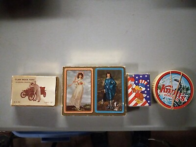 #ad Vintage lot Of Play Cards Games $17.95