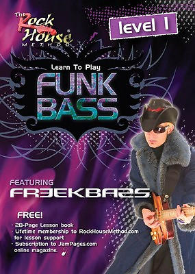 #ad Freekbass Learn to Play Funk Bass Level 1 Rock House DVD NEW 014027243 $21.95