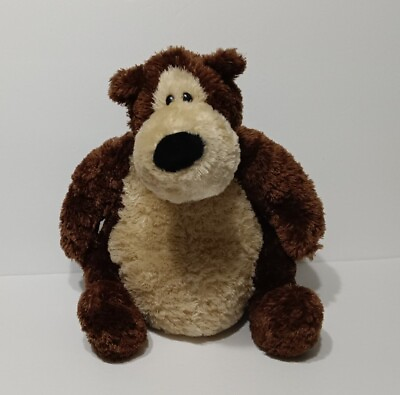 #ad Gund 15286 Brown Bear GOOBER Plush 15quot; Pear Shaped Sitting Stuffed Animal $22.99