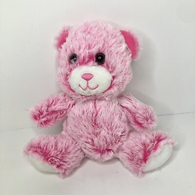#ad Pink Teddy Bear Soft Gift Plush Stuffed Animal Toy Valentines Day 7” $6.60
