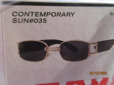 #ad #ad Brand New in Box MAD SHADE Designer Sunglasses Classic Retro SUN S 35 Black $7.55