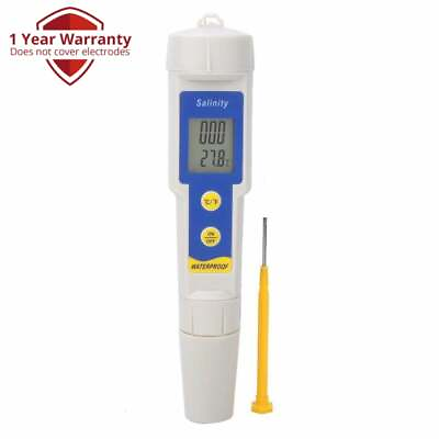#ad Digital Pen type Salinity Meter 199.9ppt Salinometer Salt Analyzer Tester Great $57.90