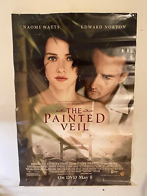 #ad Poster: Painted Veil: original movie video store promo 27x40 $19.99