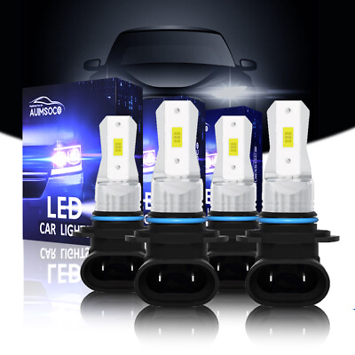#ad 4Pc LED Headlight Bulbs Kit For Mitsubishi Diamante LS ES Sedan 4 Door 1992 2003 $32.99