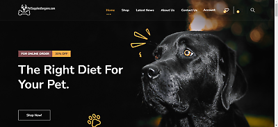 #ad Established Profitable Pet Food Online BUSINESS Turnkey Website $125.00