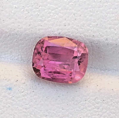 #ad 2.15 Carats Natural Faceted Cut Rubellite Tourmaline Gemstone from Afghanistan $50.00
