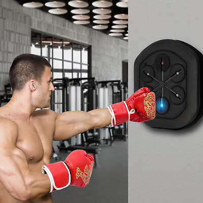 #ad Music Boxing Punch Target Home Electronic Bluetooth Reflex Training Wall Target $140.00