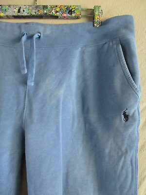 #ad Polo Ralph Lauren blue garment dyed sweats sweatpants joggers Large $79.99