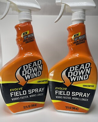 #ad 2 Dead Down Wind Evolve Field Spray 32 oz Unscented Two Pack 64oz Total $24.95