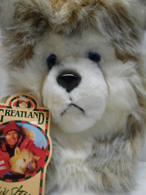 #ad Greatland Brand Wil Steger Husky Sled Dog Snow Mitten $50.00