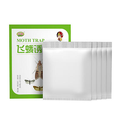 #ad Sticky Moth Paper 5pcs Anti Moth Prevention Sticky Glue Trap Tool $14.33