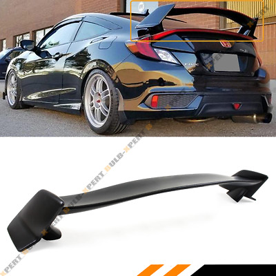 #ad FOR 16 2021 10TH GEN HONDA CIVIC 2 DR COUPE CTR TYPE R STYLE TRUNK SPOILER WING $104.95