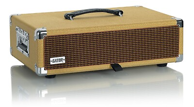 #ad Gator Cases Retro Series Vintage Amp Rack Case; 2U Tweed GR RETRORACK 2TW $219.99