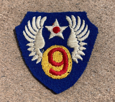 #ad #ad Original USAAF 9th Air Force Patch Air Corps Felt Wool British Theater Made $39.99