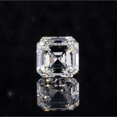 #ad Natural Diamond Asscher Cut 1 Ct to 5 ct D Grade CERTIFIED VVS1 1 Free Gift Rec $59.99