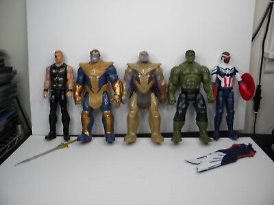 #ad Marvel Avengers Infinity War Titan Hero Series 12quot; Action Figures Lot of 5 $24.99