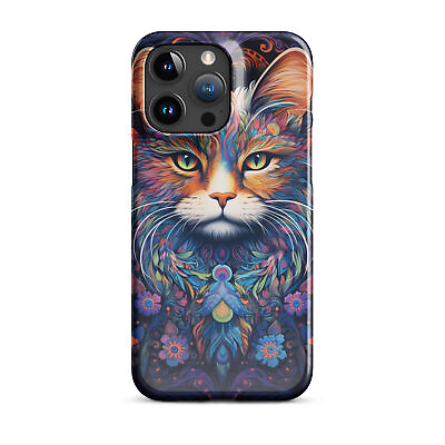 #ad Psychedelic Cat Snap case for iPhone $22.99