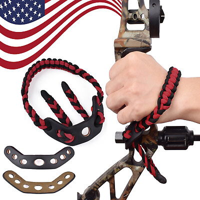 #ad Compound Bow Rope Strap Bow Wrist Sling Hunting Shooting Archery Accessories $12.21