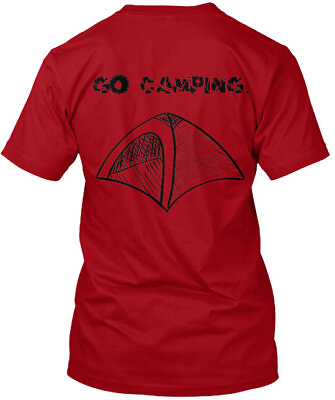 #ad Escape Earth Go Camping T Shirt Made in the USA Size S to 5XL $24.97