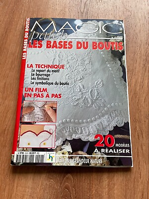 #ad Magic Patch Les Bases Du Boutis French With Large Pattern Pages Paperback Mag $25.00
