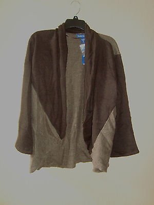#ad New Karen Scott Womens Espresso Brown Cardigan Shrug Sweater Small $28.42