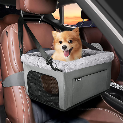 #ad Dog Booster Car Seat with Metal Frame and Safety Leash Small Pets up to 20 Lbs $39.03