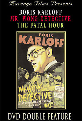 #ad Boris Karloff DVD Double Feature: Mr. Wong Detective The Fatal Hour DVD NEW $7.45