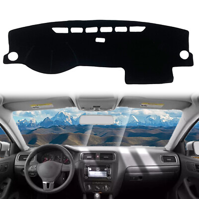 #ad For VW Jetta 2011 2018 Black DashMat Cover Dashboard Mat Car Interior Pad $25.29