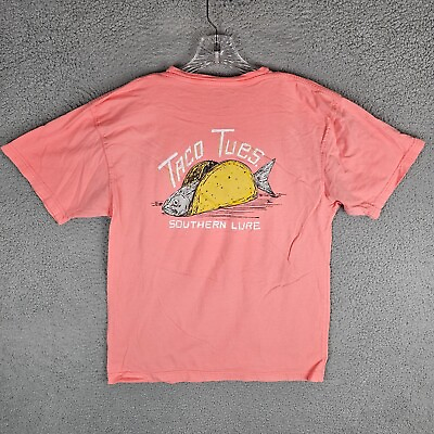 #ad Southern Lure Men#x27;s Taco Tuesday Short Sleeve Fishing T Shirt Medium $15.29
