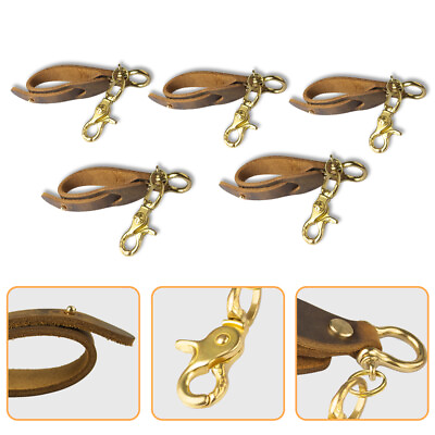 #ad Leash glove clip 1 3 5 10PCS Gift Strap Weave Key ring High Quality Key Rings $66.21