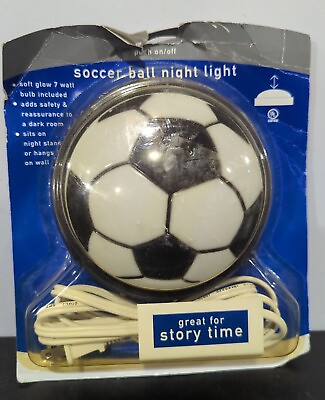 #ad Soccer Ball Night Light 5quot; Sealed $10.99