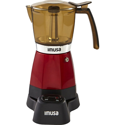 #ad #ad IMUSA GAU 18235 3 and 6 Cup Moka Espresso Red $29.99
