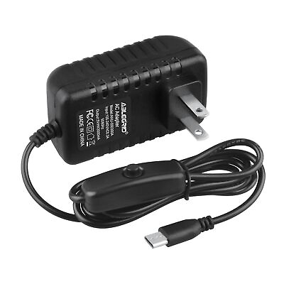 #ad 5V 3A USB C AC Adapter For Samsung Galaxy S5e SM T725 SM T720 with ON Off Switch $8.99