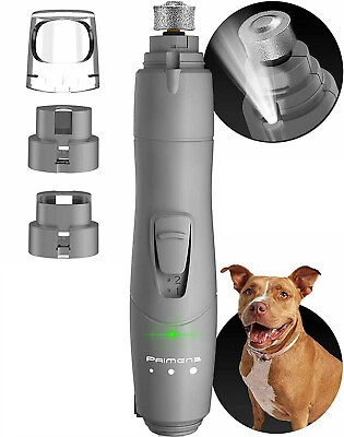 #ad Dog Nail Grinder with LED Light Rechargeable Dog Nail Grinder for Large Dogs $29.95