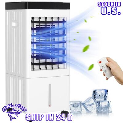 #ad NEW 1× 65W Air Cooler Fan Portable Mini Air Conditioner Personal Cooling Indoor $89.65