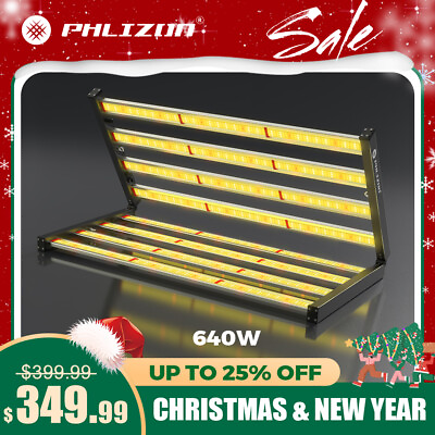 #ad 640W Full Spectrum Commercial Samsung LED Grow Light Bar for Indoor Plant Flower $349.83