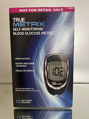 #ad True Metrix Blood Glucose METER KIT including 10 strips EXP 03 2025 $18.99