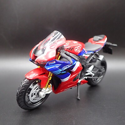 #ad HONDA CBR 1000RR R FIREBLADE SP MOTORCYCLE 1 18 SCALE DIORAMA DIECAST MODEL BIKE $11.99
