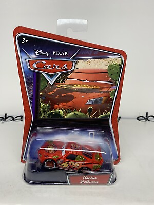 #ad Disney Pixar Cars Cactus Lightning McQueen Free Shipping $14.84