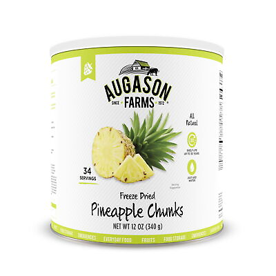 #ad Freeze Dried Pineapple Chunks 12 Oz No. 10 Can 34 Survival Emergency Food $33.20