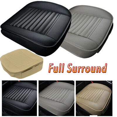 #ad Universal Car Seat Cover PU Leather 3D Protector Pad Mat for Auto Chair Cushion $38.99