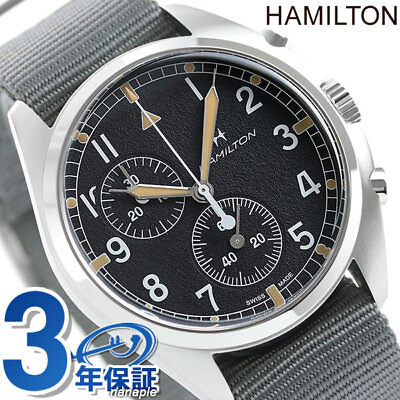 #ad Hamilton Khaki Aviation Pilot Watch Men s H76522931 HAMILTON Black Grey $552.22