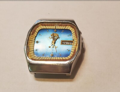 #ad vintage automatic ORIENT FREZA square shaped watch READ DESCRIPTION $35.00