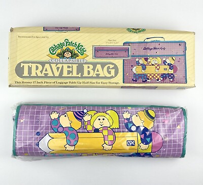 #ad CABBAGE PATCH KIDS COLLAPSIBLE TRAVEL BAG BRAND NEW IN BOX 1986 RARE $34.99