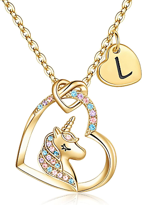 #ad Valentines Day Gifts Unicorn Gifts for Girls Necklace Colorful CZ Unicorn Nec $29.99