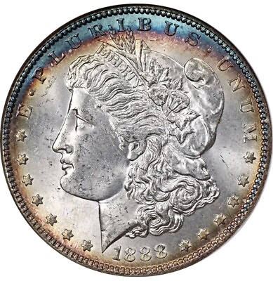 #ad 1888 Morgan Silver Dollar MS64 NGC Certified VAM 12A Clashed n Hot 50 GreatTone $285.00