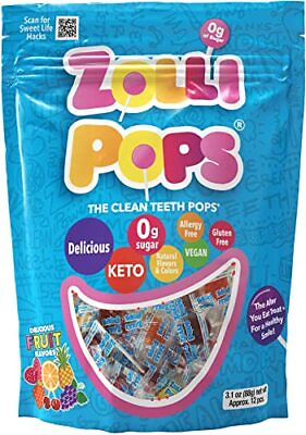 #ad Clean Teeth Lollipops AntiCavity Sugar Free Candy for a Healthy Smile Great... $7.74