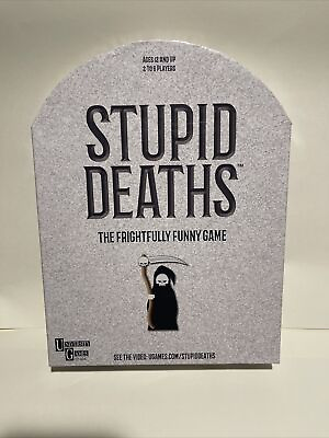 #ad Stupid Deaths The Frightfully Funny Game Ages 12 And Up 2 6 Players $12.00