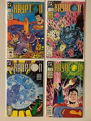 #ad The World of Krypton Set of 4: #1 4 4 Different Books Avg. 7.0 1987 $10.00